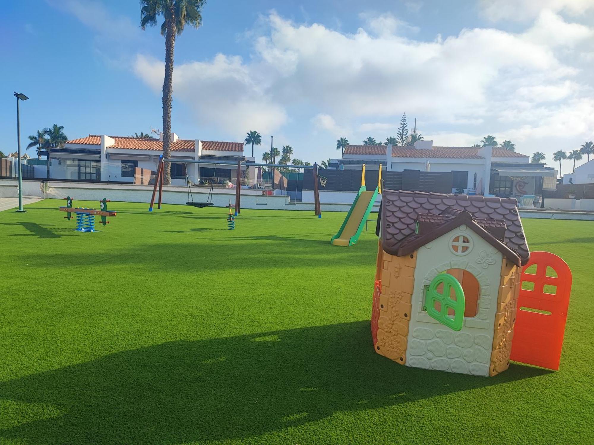 San Bartolomé Bungalow Maspalomas Golf Con Jacuzzi, Piscina Y Jardin מראה חיצוני תמונה