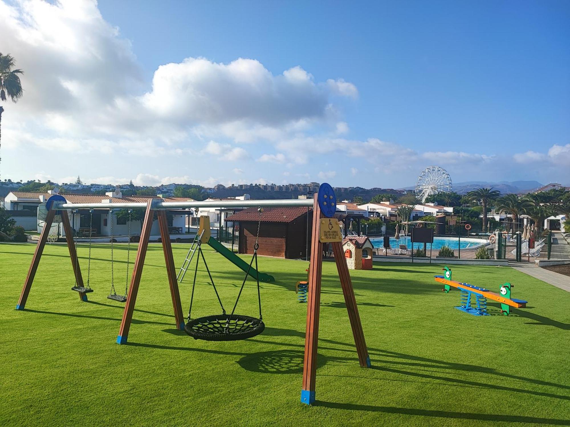 San Bartolomé Bungalow Maspalomas Golf Con Jacuzzi, Piscina Y Jardin מראה חיצוני תמונה