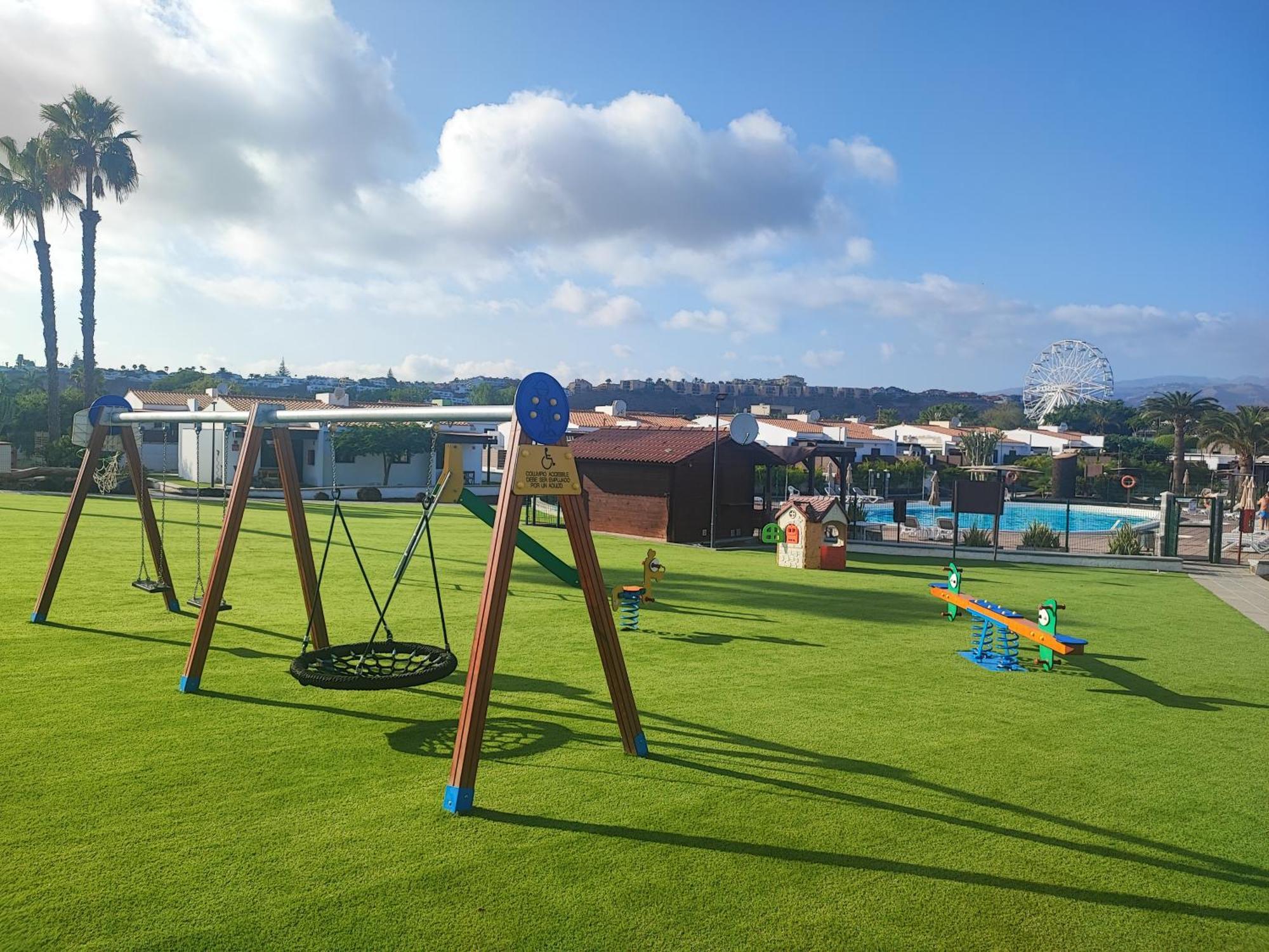 San Bartolomé Bungalow Maspalomas Golf Con Jacuzzi, Piscina Y Jardin מראה חיצוני תמונה