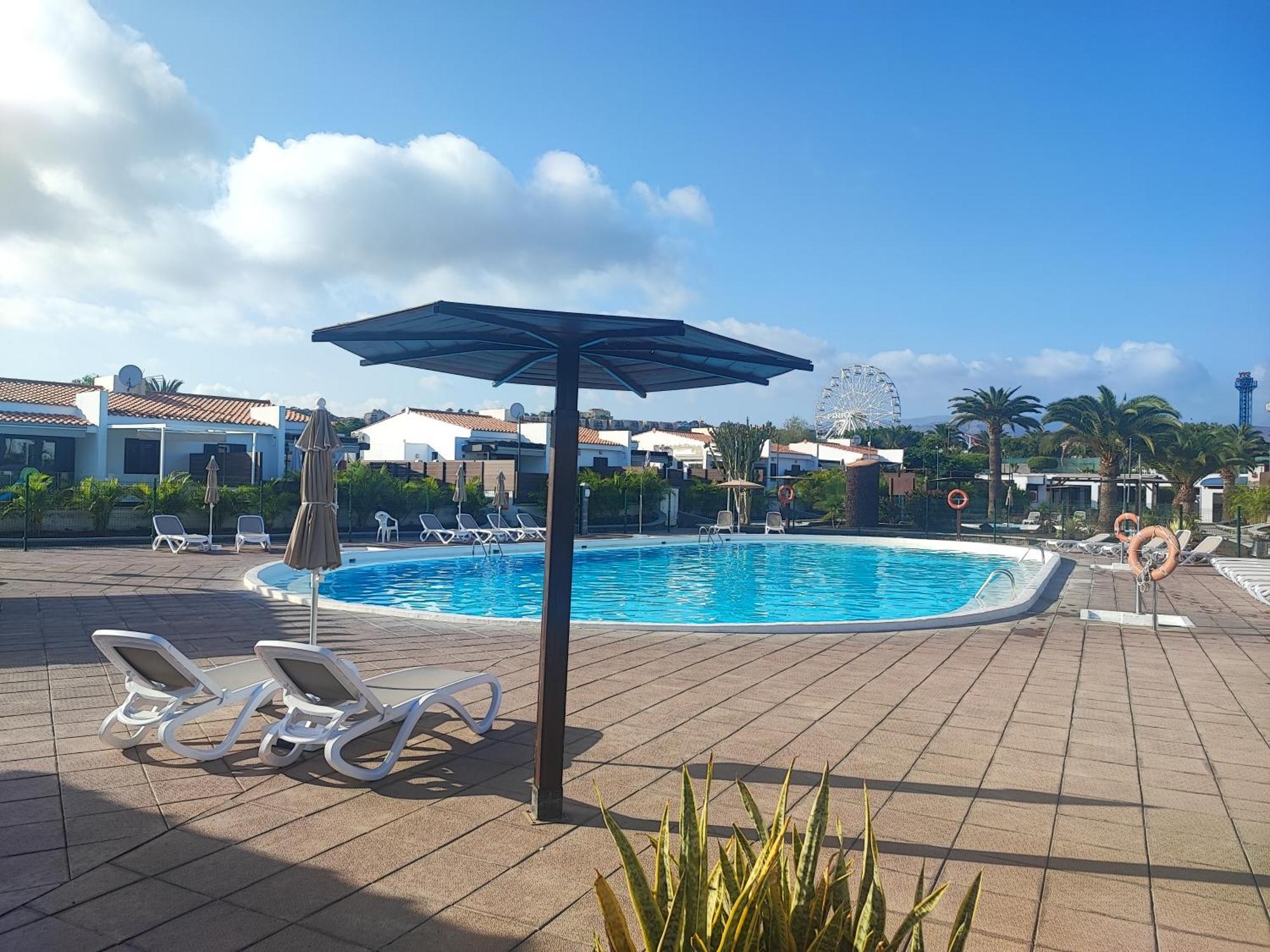 San Bartolomé Bungalow Maspalomas Golf Con Jacuzzi, Piscina Y Jardin מראה חיצוני תמונה