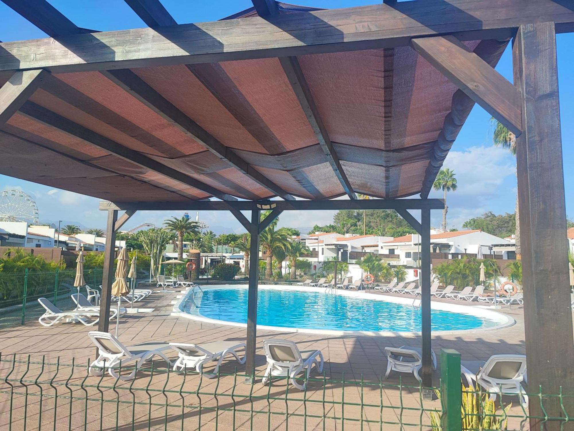 San Bartolomé Bungalow Maspalomas Golf Con Jacuzzi, Piscina Y Jardin מראה חיצוני תמונה
